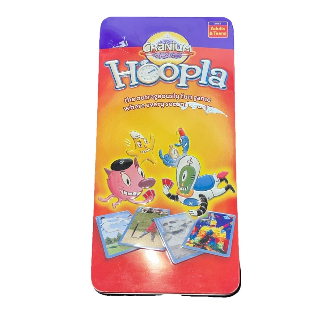 Cranium Hoopla Card Game 2002 Edition Adults Teens Family Fun‎ New Cards Sealed